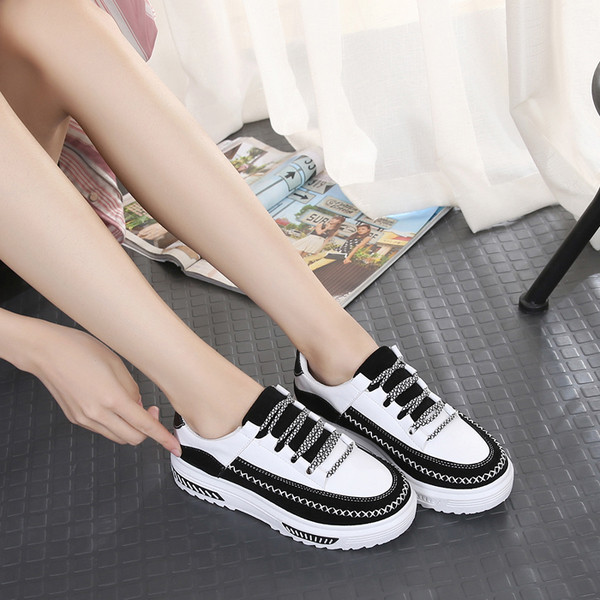 Φοβερά casual γυναικεία παπούτσια με ψηλά πέλματα