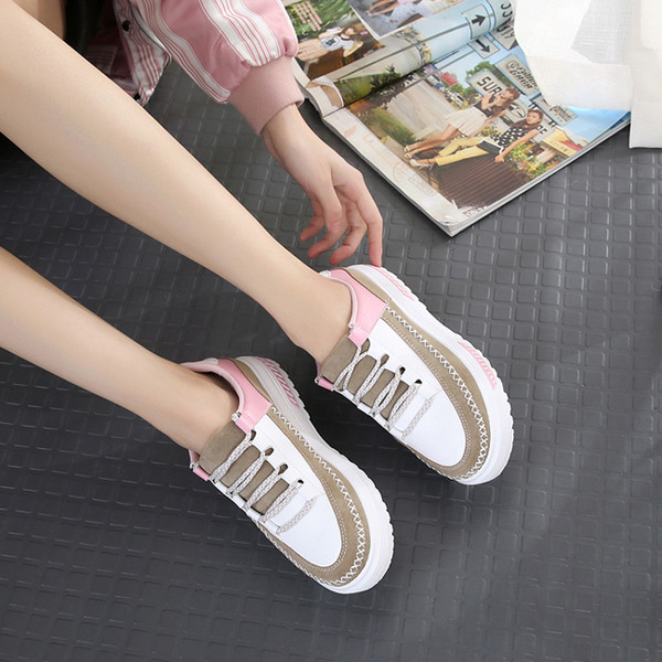 Φοβερά casual γυναικεία παπούτσια με ψηλά πέλματα