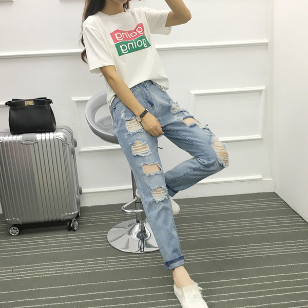 Πολύ όμορφο γυναικείο  τζιν μοντέλο "Boyfriend"