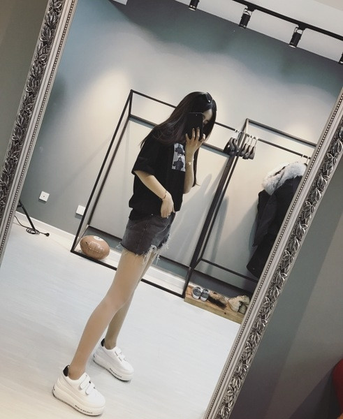 Τρέχουσα σκούρο γκρι κυρίες παντελόνι με περιθώριο