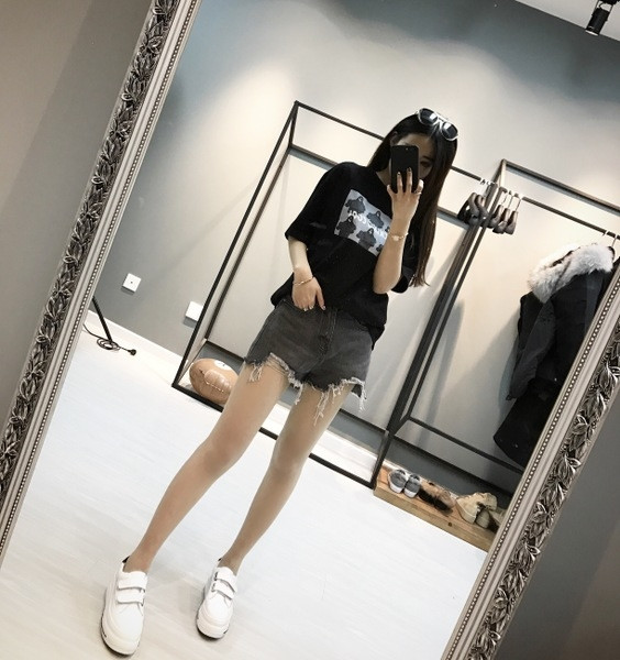 Τρέχουσα σκούρο γκρι κυρίες παντελόνι με περιθώριο