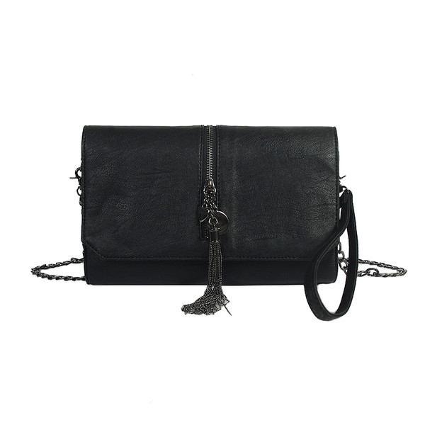 Много стилна дамска  кожена чанта през рамо