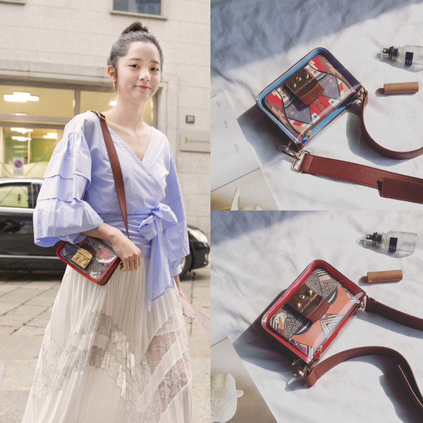 Μαλακό μίνι χαρτοφυλακίου τύπου τσάντα με μακριά λαβή ώμου