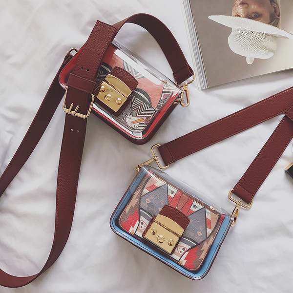 Μαλακό μίνι χαρτοφυλακίου τύπου τσάντα με μακριά λαβή ώμου