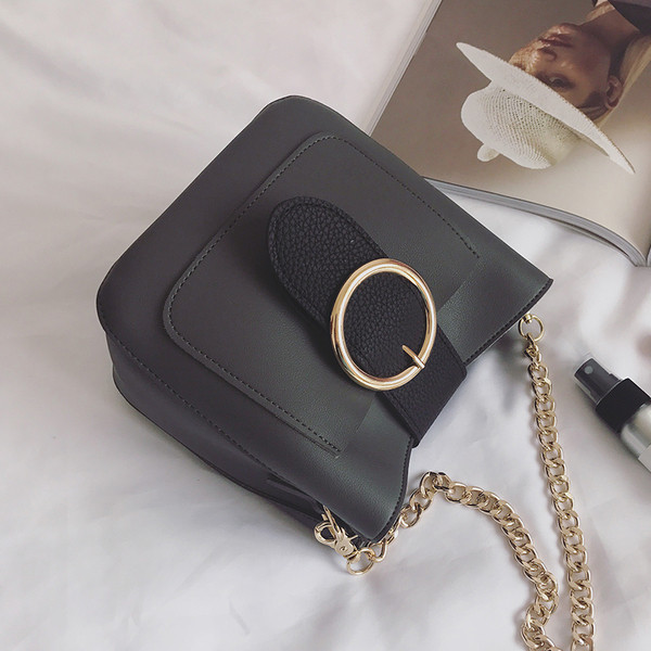 Καθημερινά κυρία πολύχρωμη τσάντα με κλείδωμα κούμπωμα και μακριά λαβή