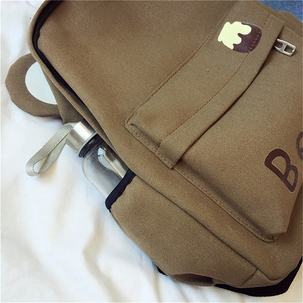 Όμορφες κυρίες καθημερινό σακίδιο σε τρία χρώματα