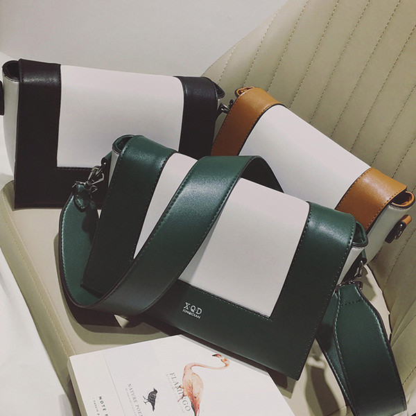 Ежедневна изчистена дамска чанта с дълга дръжка