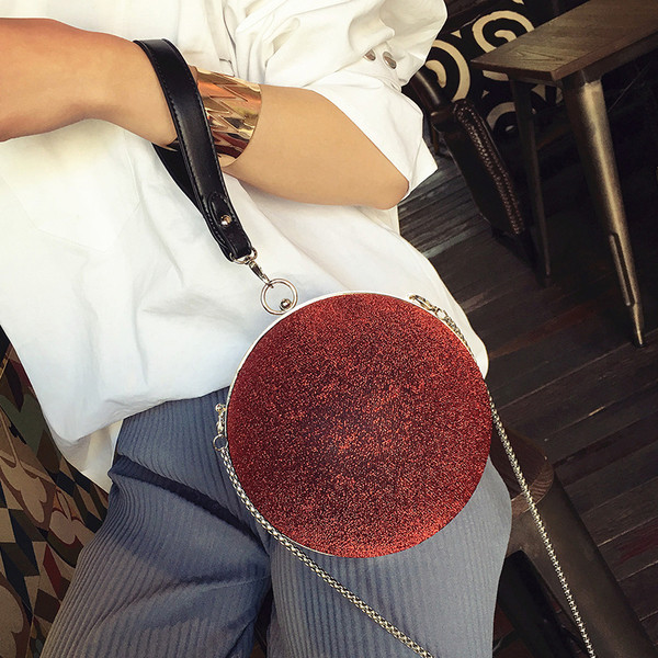 Μοναδικό σφαιρικά εγκλείσματα κυρίες τσάντα με μακρύ χερούλι και μπροκάρ