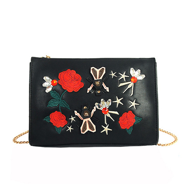 Γυναικεία μίνι τσάντα με floral μοτίβα