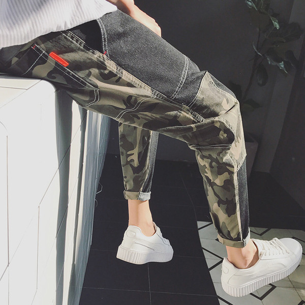 τζιν Shalvaresti άνδρες καμουφλάζ του