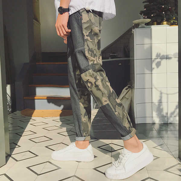 τζιν Shalvaresti άνδρες καμουφλάζ του