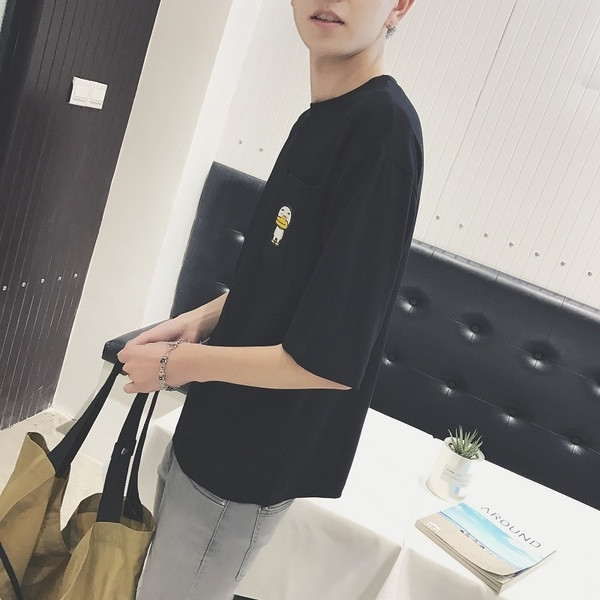 πουκάμισο Ευρεία ανδρών σε διάφορα χρώματα με τσέπη στο στήθος