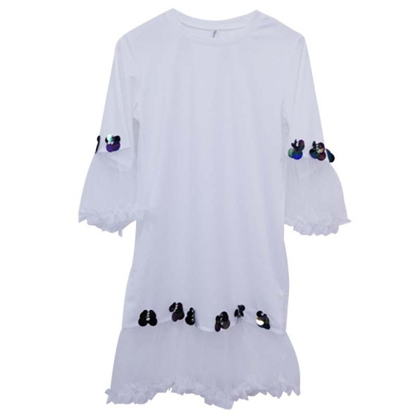 Μεγάλη κυρίες πουκάμισο με πολύ λεπτή δαντέλα