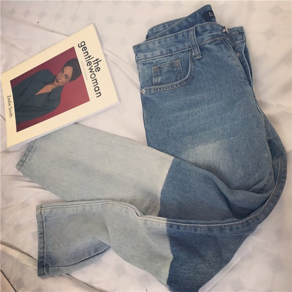 Γυναικέια μοντέρνα τζιν σε υπερχείλιση χρώματος