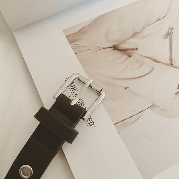 Страхотен и много нежен дамски кожен тънък колан