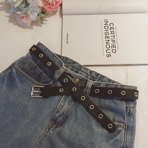 Страхотен и много нежен дамски кожен тънък колан