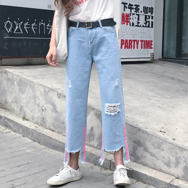 Γυναικεία τζιν με μήκος 7/8