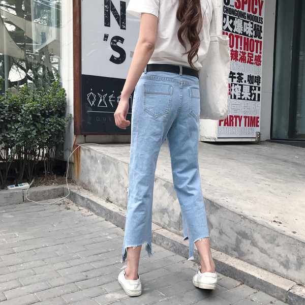 Γυναικεία τζιν με μήκος 7/8