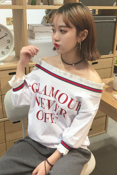 Страхотна ежедневна блуза с паднало рамо в три цвята