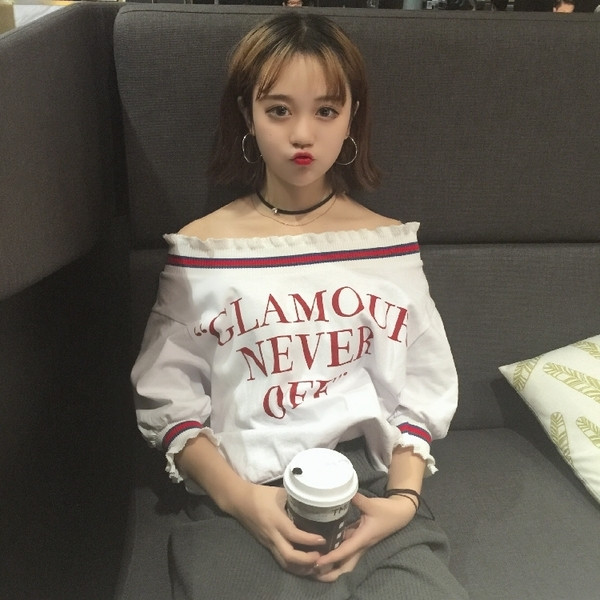 Страхотна ежедневна блуза с паднало рамо в три цвята