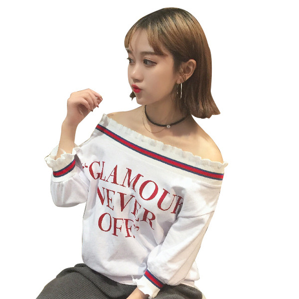 Страхотна ежедневна блуза с паднало рамо в три цвята