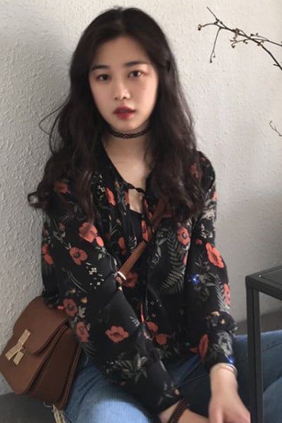 Δαντέλα κυρίες μπλούζα μπουκετάκια με μακριά μανίκια