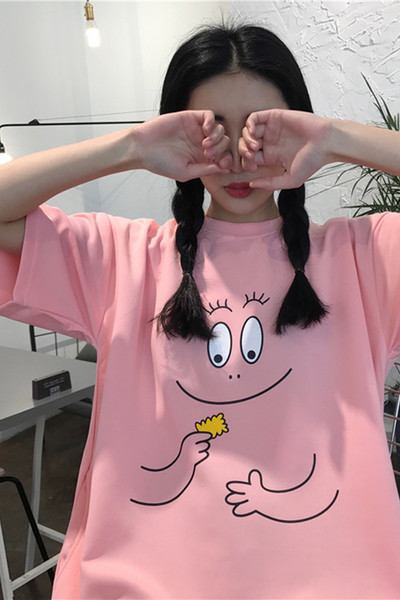 Страхотна дамска рокличка с апликация в бебешко розово