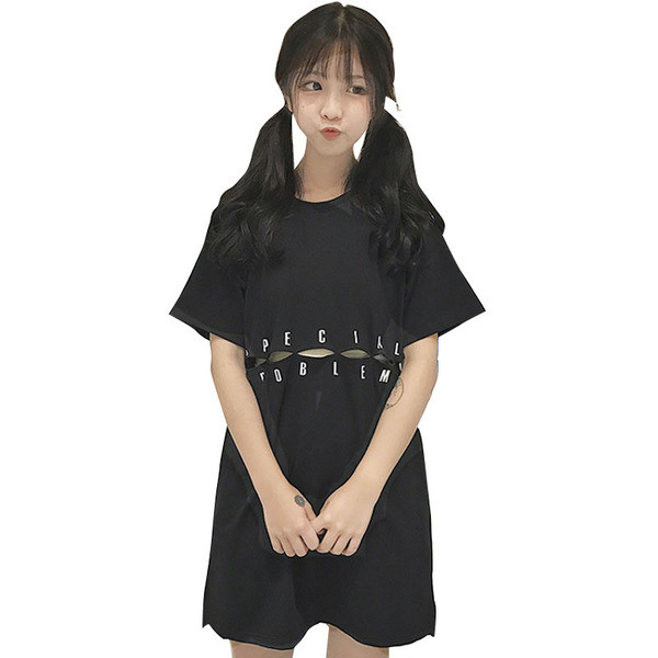 Καθημερινά πολλές όμορφες κυρίες φόρεμα σε δύο χρώματα