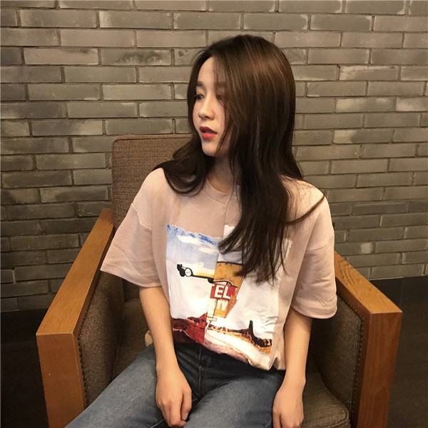 Μακριά κυρίες μπλούζα με μακριά μανίκια κατάλληλο για καθημερινή