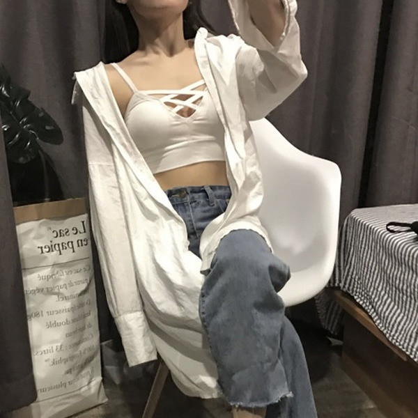 Μεγάλη κυρίες αθλητικά σουτιέν σε δύο χρώματα