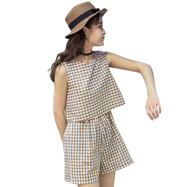 Раирано дамско комплектче от две части