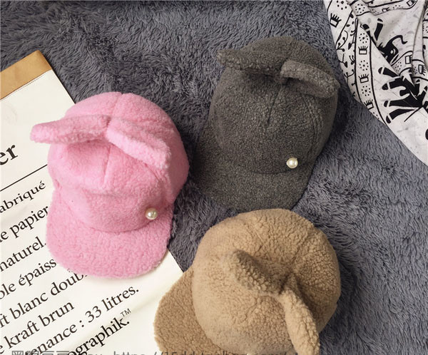 Κυρίες καθημερινή βελούδινα καπέλο με γείσο