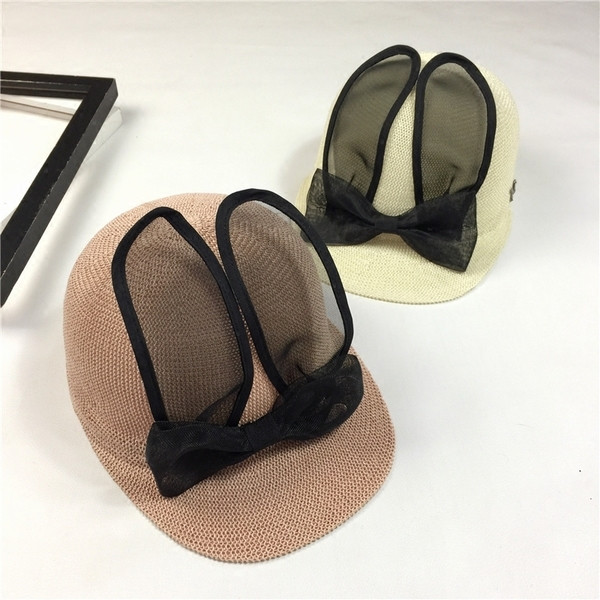 Αποκλειστική κυρίες καπέλο με κορδέλα και τα αυτιά σε πολλά διαφορετικά χρώματα