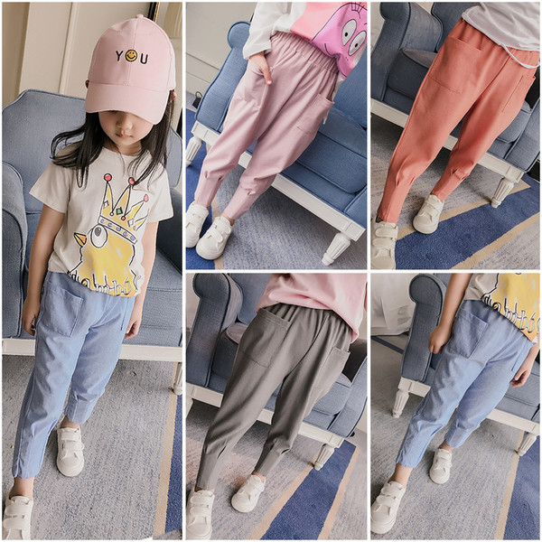 Υπέροχα καθημερινά παντελόνια για  κορίτσια από εξαιρετικό μαλακό ύφασμα