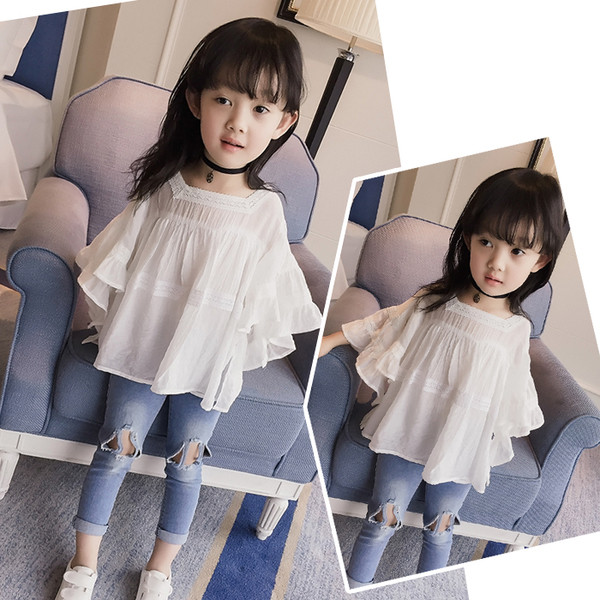 Страхотна блузка за момиче с широки ръкави идеална за горещите летни дни