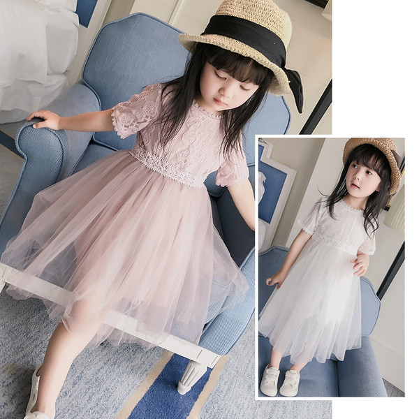 Εξαιρετικά όμορφο φόρεμα στο ροζ και λευκό