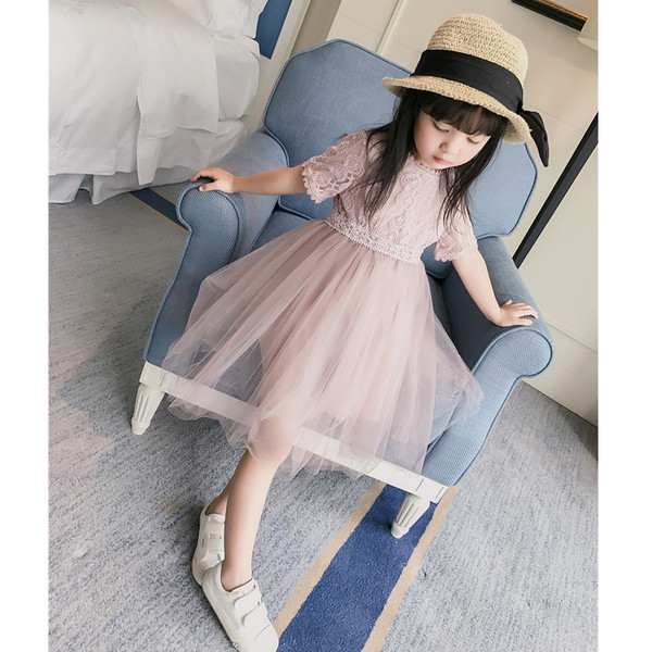 Εξαιρετικά όμορφο φόρεμα στο ροζ και λευκό