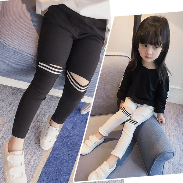 Страхотен ежедневен клин с разпрани колена в два цвята