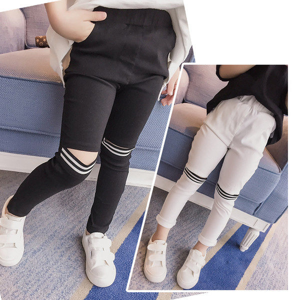 Страхотен ежедневен клин с разпрани колена в два цвята