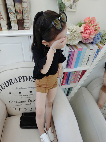 Ежедневен къс панталон за момиченце в четири различни цвята