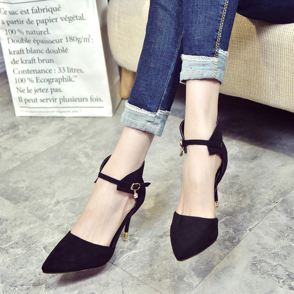 Casual σουέτ παπούτσια με ψηλά τακούνια