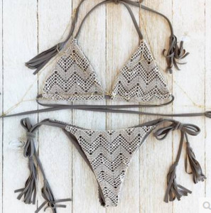 μαγιό Κυρίες με τα πόδια από τα δύο μέρη με δαντέλα σε μια ποικιλία χρωμάτων