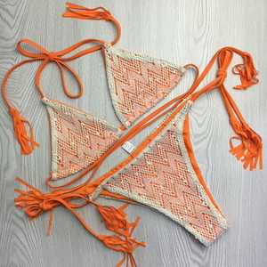 μαγιό Κυρίες με τα πόδια από τα δύο μέρη με δαντέλα σε μια ποικιλία χρωμάτων