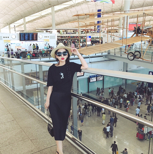 Παραλία ευρεία ψάθινο καπέλο