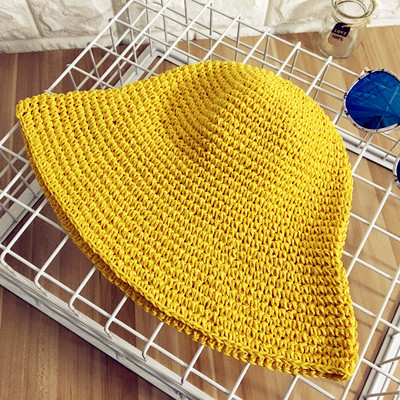 Ζωηρά χρώματα πλεκτά καπέλα για τις κυρίες