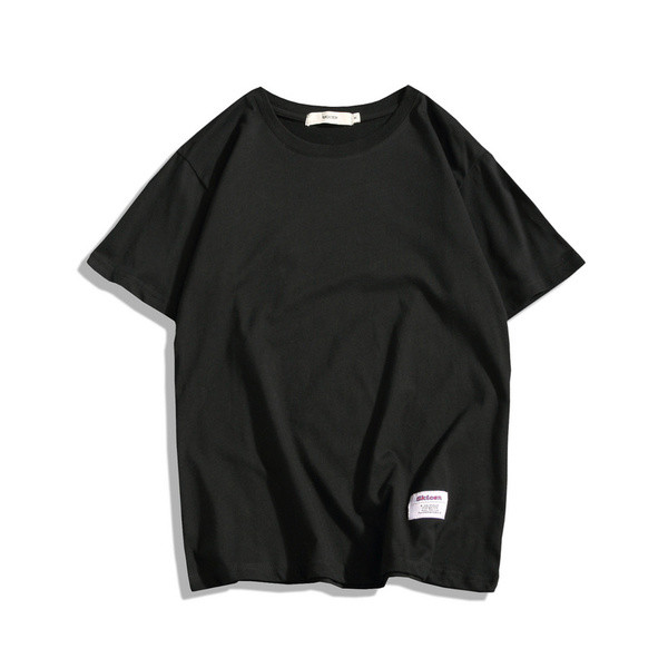 Καθημερινά μπλούζα με κοντά μανίκια σε δύο χρώματα και λεζάντα