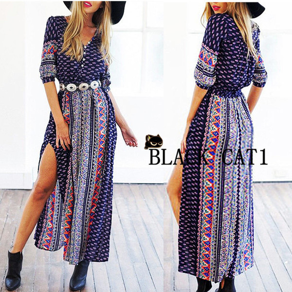 Μεγάλα πολύχρωμα κυρίες καθημερινά φόρεμα