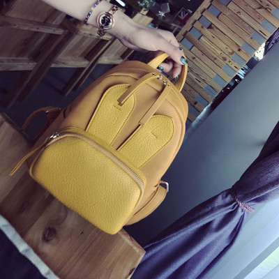 Δερμάτινο γυναικείο σακίδιο  με ιμάντα ώμου σε τέσσερα διαφορετικά χρώματα