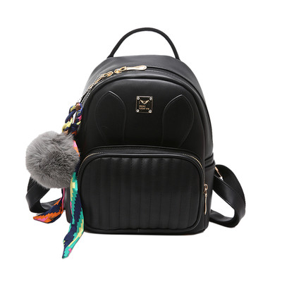 Уникална дамска раница със имитация заешки ушички