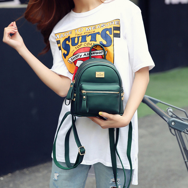 Γυναικείο δερμάτινο σακίδιο σε διάφορα χρώματα